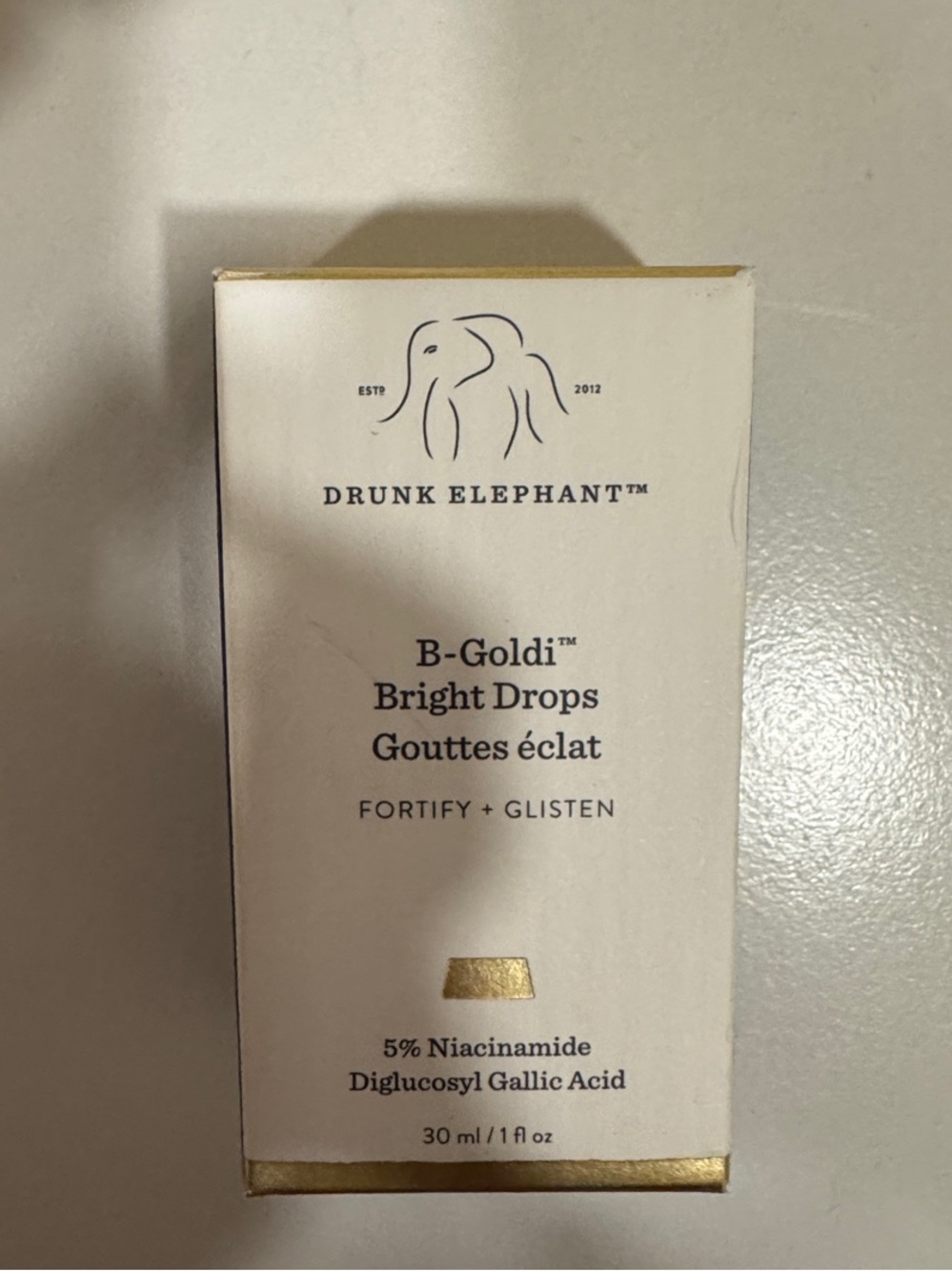 New Drunk Elephant B-Goldi Bright Drops